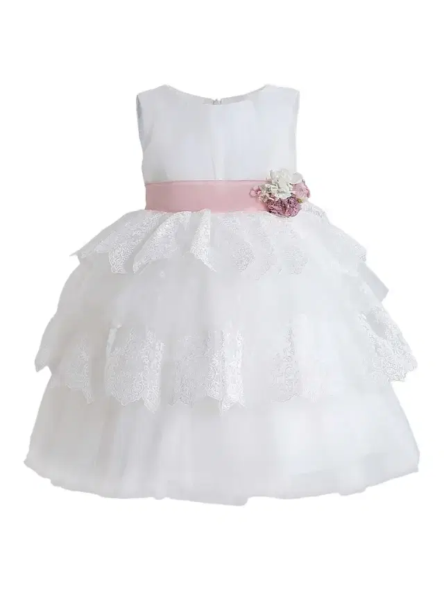 Tulleen Little Girl's & Girl's Divinia Dress - White