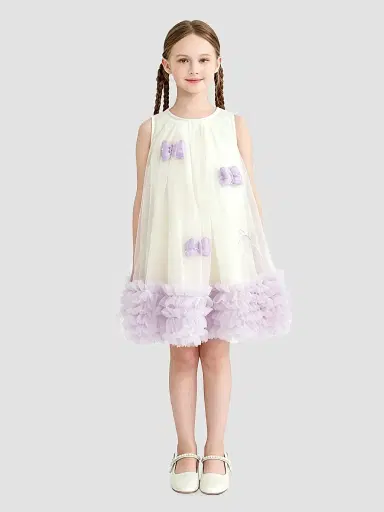 Mimi Tutu Little Girl's & Girl's Nayara Dress - Purple | Thumbnail 3