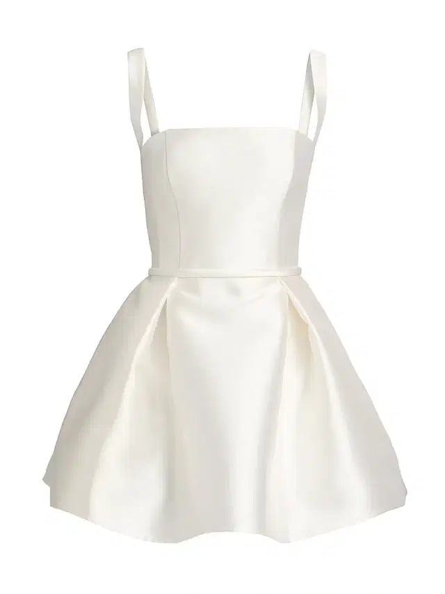 Amsale Women's Satin Mini Fit & Flare Cocktail Dress -
