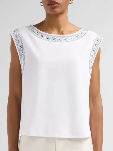 PUCCI Women's L'Alba Cotton Jersey T-Shirt | Thumbnail 5 PUCCI Women's L'Alba Cotton Jersey T-Shirt | Thumbnail 5