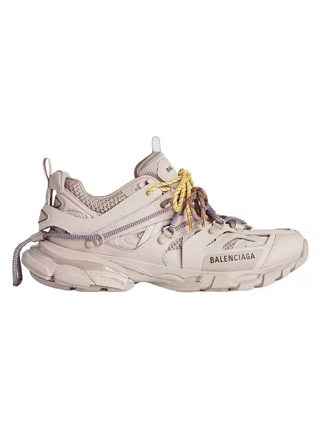 Balenciaga Women's Track Trail Laces Sneaker - Multicolor Beige