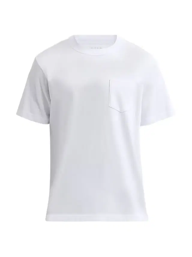 Men's Side Zip Cotton T-Shirt - White