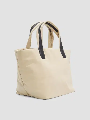 Vee Collective Women's Essence Medium Contrast-Lined Tote Bag - Beige Trench | Thumbnail 4 Vee Collective Women's Essence Medium Contrast-Lined Tote Bag - Beige Trench | Thumbnail 4