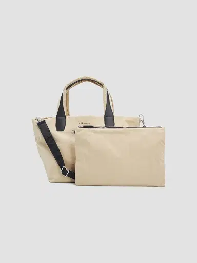 Vee Collective Women's Essence Medium Contrast-Lined Tote Bag - Beige Trench | Thumbnail 7 Vee Collective Women's Essence Medium Contrast-Lined Tote Bag - Beige Trench | Thumbnail 7