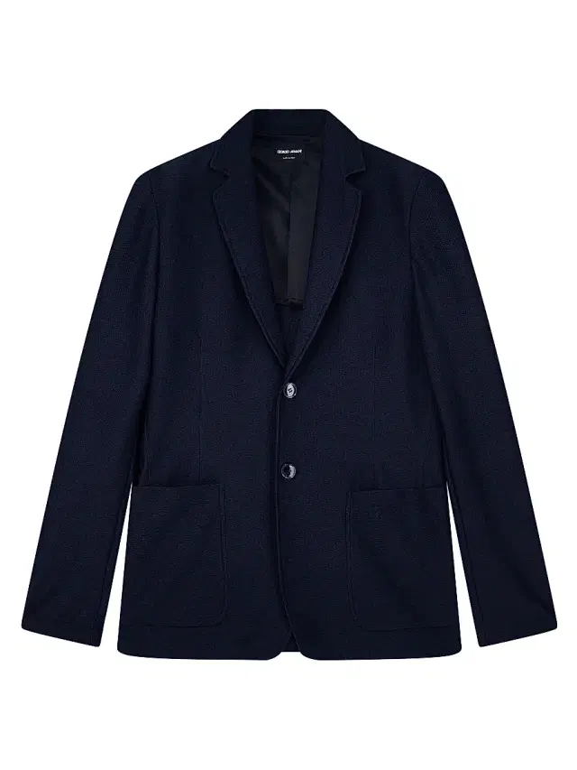 Giorgio Armani Men's Seersucker Single-Breasted Blazer - Midnight Blue