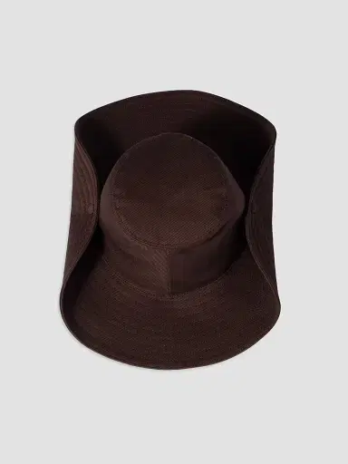 Miu Miu Women's Drill Cowboy Hat - Brown | Thumbnail 3