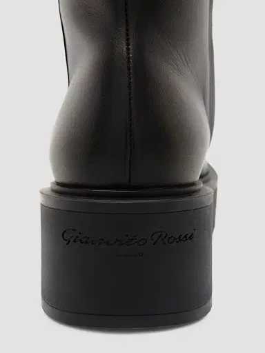 Gianvito Rossi Women's Hiro Vitello Glove 20MM Leather Boots - Nero Black - Size 12 | Thumbnail 6 Gianvito Rossi Women's Hiro Vitello Glove 20MM Leather Boots - Nero Black - Size 12 | Thumbnail 6