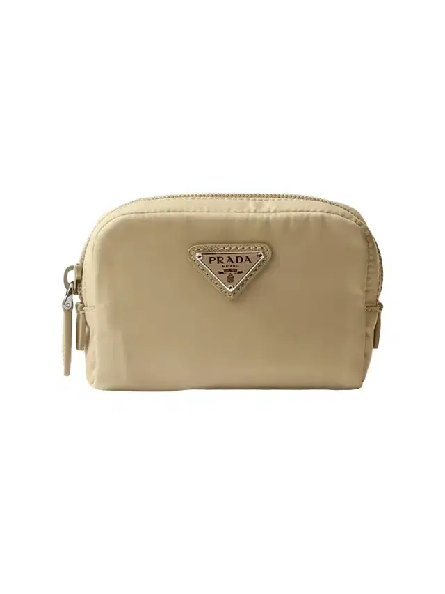 Prada Re-Nylon Necessaire Pouch - Light Brown