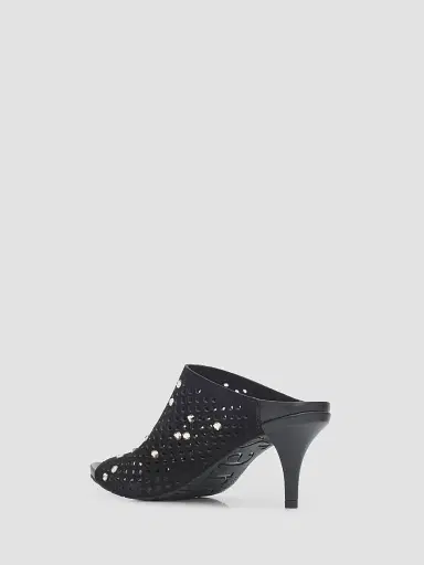 PEDRO GARCIA Women's Waldina Embellished 75MM Suede Mules | Thumbnail 4 PEDRO GARCIA Women's Waldina Embellished 75MM Suede Mules | Thumbnail 4