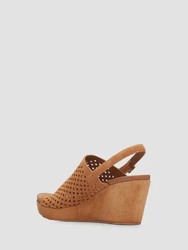 PEDRO GARCIA Women's Alvara Perforated 65MM Suede Wedge Mules | Thumbnail 4 PEDRO GARCIA Women's Alvara Perforated 65MM Suede Wedge Mules | Thumbnail 4
