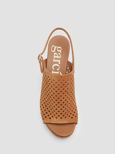 PEDRO GARCIA Women's Alvara Perforated 65MM Suede Wedge Mules | Thumbnail 5 PEDRO GARCIA Women's Alvara Perforated 65MM Suede Wedge Mules | Thumbnail 5