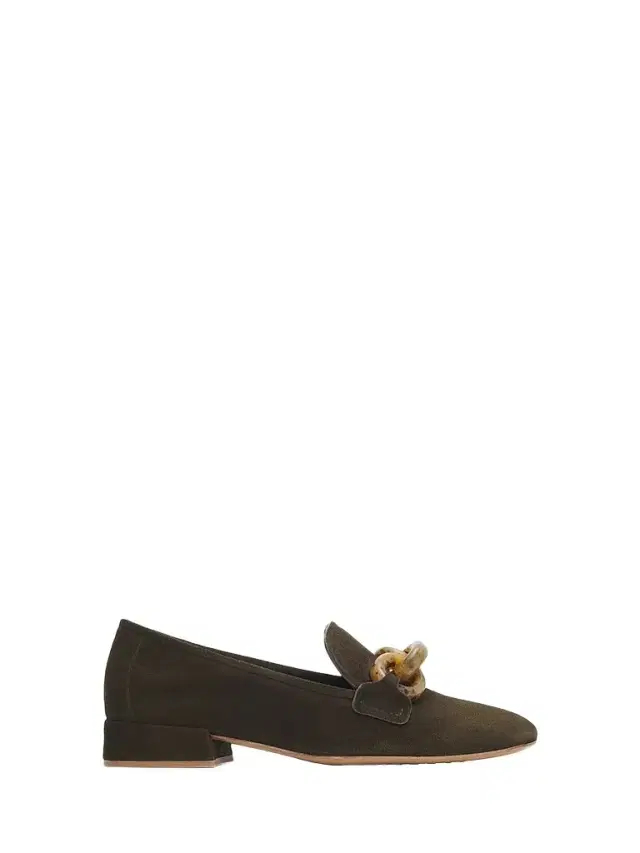 Pedro Garcia Women's Gizi Chain-Link Suede Loafers - Gator Plush Suede