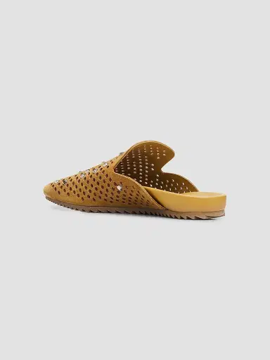 PEDRO GARCIA Women's Braidy Crystal & Mesh Suede Mules | Thumbnail 4 PEDRO GARCIA Women's Braidy Crystal & Mesh Suede Mules | Thumbnail 4