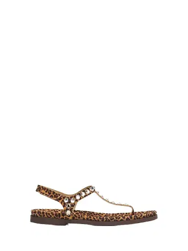 PEDRO GARCIA Women's Judith Embellished Suede T-Strap Sandals | Thumbnail 1 PEDRO GARCIA Women's Judith Embellished Suede T-Strap Sandals | Thumbnail 1