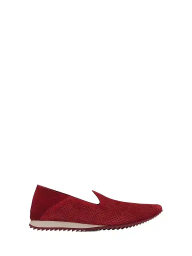 PEDRO GARCIA Women's Cristiane Perforated Suede Loafers | Thumbnail 1