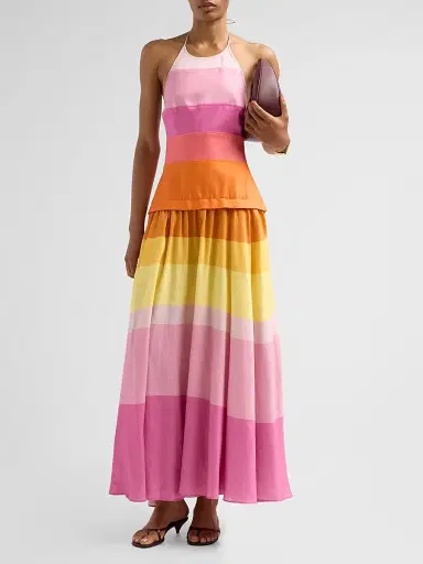 ACLER Women's Forever Young Rourke Maxi Dress - Gelati Mix - Size 10 | Thumbnail 2