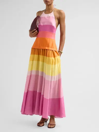 ACLER Women's Forever Young Rourke Maxi Dress - Gelati Mix - Size 10 | Thumbnail 4