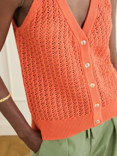 Varley Alessia crochet-knit cotton top | Thumbnail 5 Varley Alessia crochet-knit cotton top | Thumbnail 5