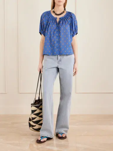 DÔEN June floral-printed cotton top | Thumbnail 2