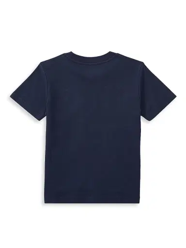 Polo Ralph Lauren Little Boy's & Boy's Cotton Jersey T-Shirt - Navy | Thumbnail 3