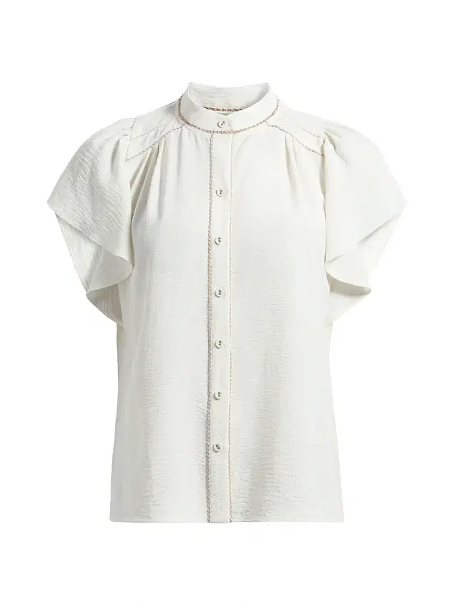 Women's Aurora Flutter-Sleeve Top -