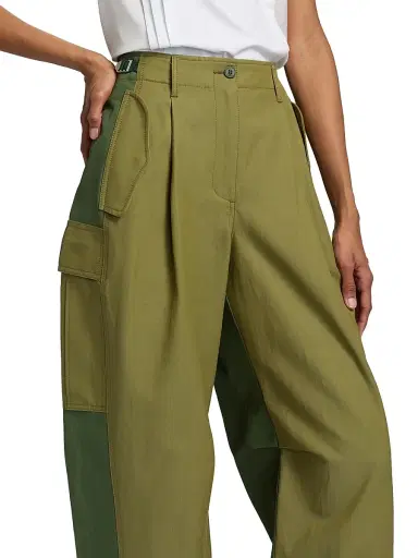 3.1 Phillip Lim Women's Colorblocked Utility Cargo Pants | Thumbnail 6 3.1 Phillip Lim Women's Colorblocked Utility Cargo Pants | Thumbnail 6