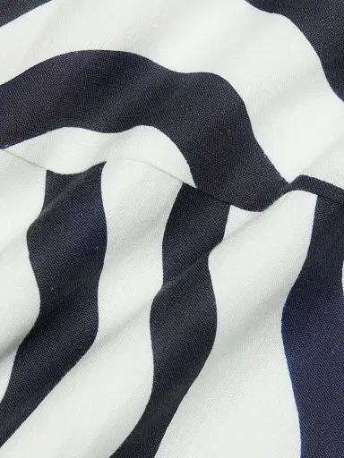 Milly Women's Lona Printed Midi-Skirt - Navy White | Thumbnail 7