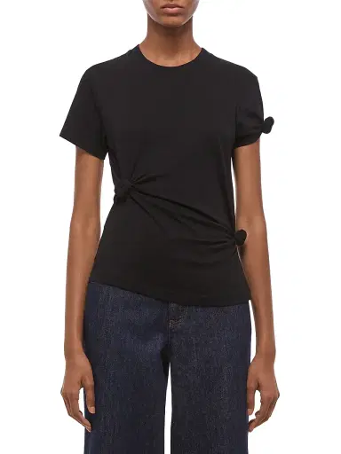 Helmut Lang Women's Knot Baby T-Shirt - Black - Size Large | Thumbnail 3 Helmut Lang Women's Knot Baby T-Shirt - Black - Size Large | Thumbnail 3