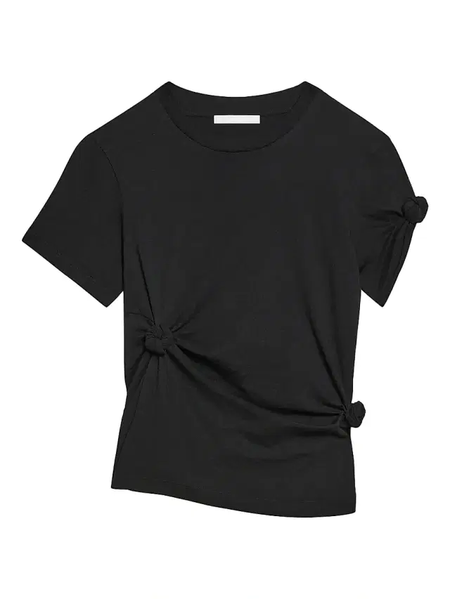 Women's Knot Baby T-Shirt - Black