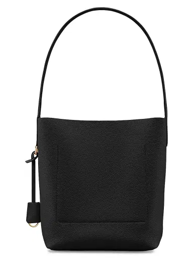 MAISON de SABRÉ Women's Leather Bucket Soft Tote Bag - Rouge Noir | Thumbnail 8