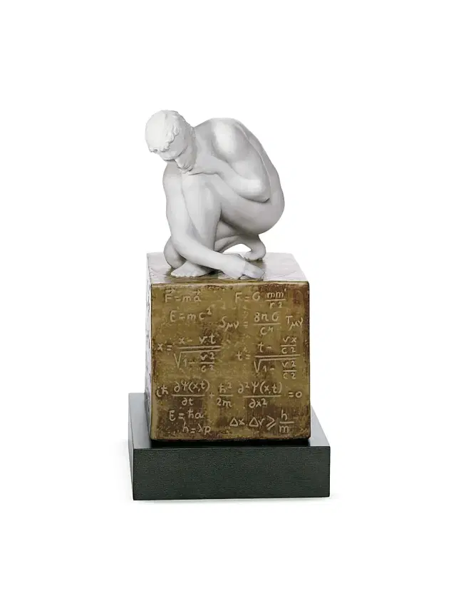 Lladro Scientia Man Figurine - White