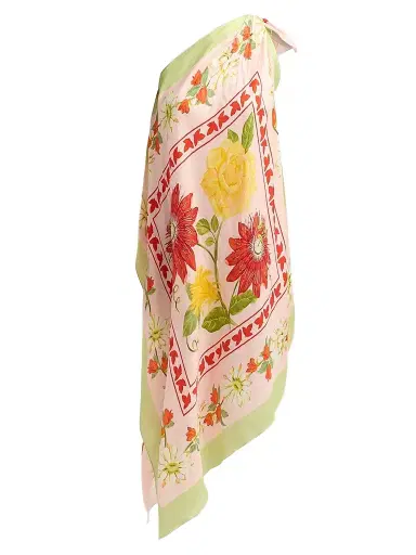 VERANDAH Women's Ammama Multiway Scarf Blouse Dress - Blush Floral | Thumbnail 1