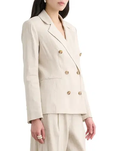 Toccin Women's Jazmin Double-Breasted Blazer | Thumbnail 4 Toccin Women's Jazmin Double-Breasted Blazer | Thumbnail 4