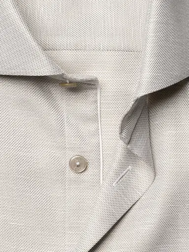 Eton Men's Contemporary Fit Textured Cotton-Linen Shirt | Thumbnail 5 Eton Men's Contemporary Fit Textured Cotton-Linen Shirt | Thumbnail 5