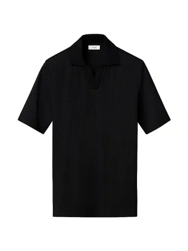 Eton Men's Jacquard Cotton Polo Shirt | Thumbnail 1 Eton Men's Jacquard Cotton Polo Shirt | Thumbnail 1
