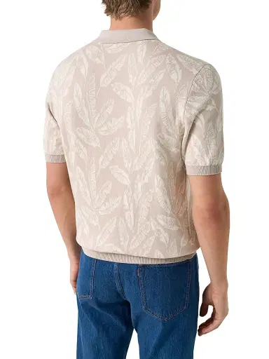 Eton Men's Jacquard Knit Polo Sweater | Thumbnail 3