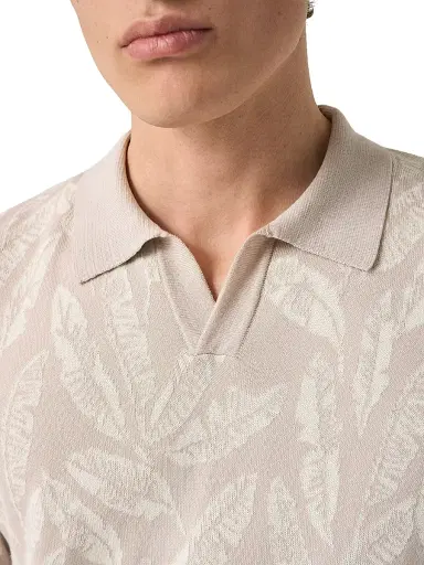 Eton Men's Jacquard Knit Polo Sweater | Thumbnail 4