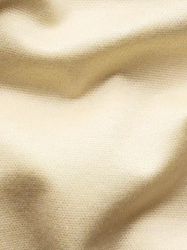 Eton Men's Knitted Cotton Polo Shirt - Yellow | Thumbnail 3
