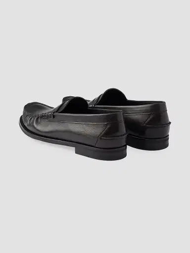 Prada Men's Antiqued Leather Loafers - Black - Size 12 | Thumbnail 3 Prada Men's Antiqued Leather Loafers - Black - Size 12 | Thumbnail 3