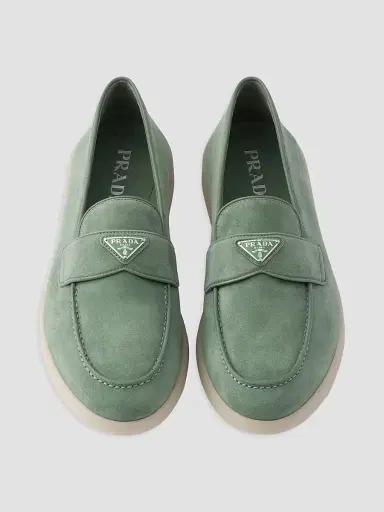 Prada Men's Suede Loafers | Thumbnail 2 Prada Men's Suede Loafers | Thumbnail 2
