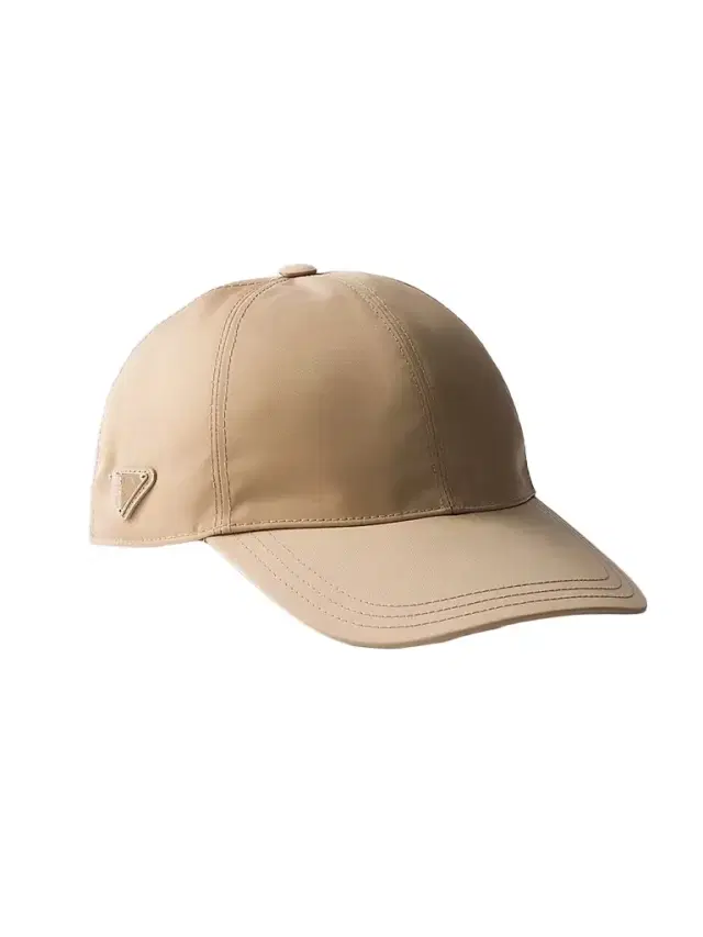 Prada Men's Re-Nylon Baseball Cap - Light Brown