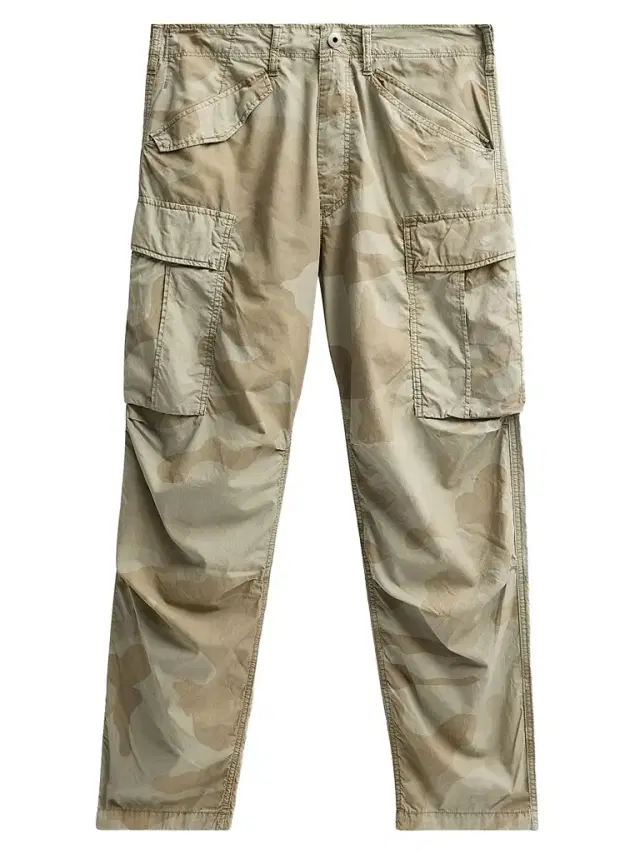 G-Star Men's MA1 Camouflage Cotton-Blend Tapered Cargo Pants - Orphus Summer Camo