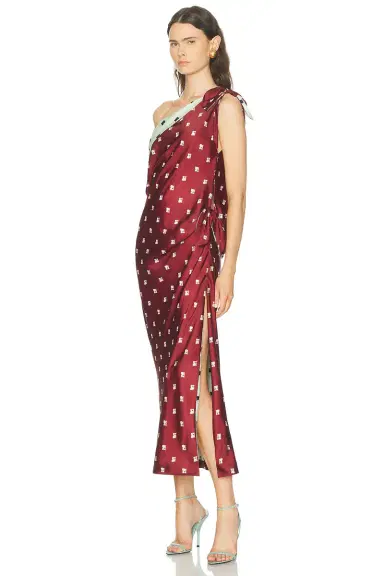 MARINA MOSCONE Tabard Tie Dress | Thumbnail 3
