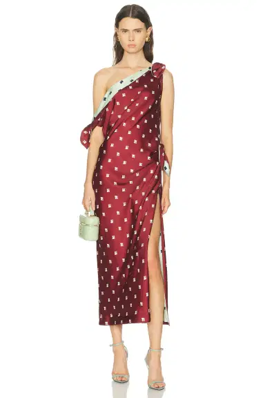 MARINA MOSCONE Tabard Tie Dress | Thumbnail 1