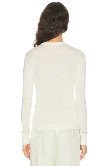 RENGGLI Silk Cashmere Crewneck Sweater | Thumbnail 3