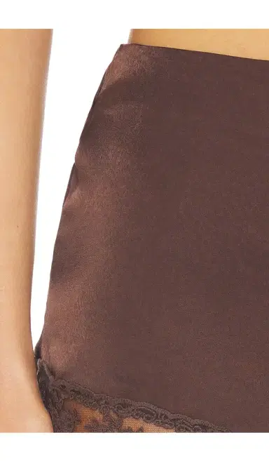Bardot Bonita Satin Lace Trim Short | Thumbnail 6 Bardot Bonita Satin Lace Trim Short | Thumbnail 6