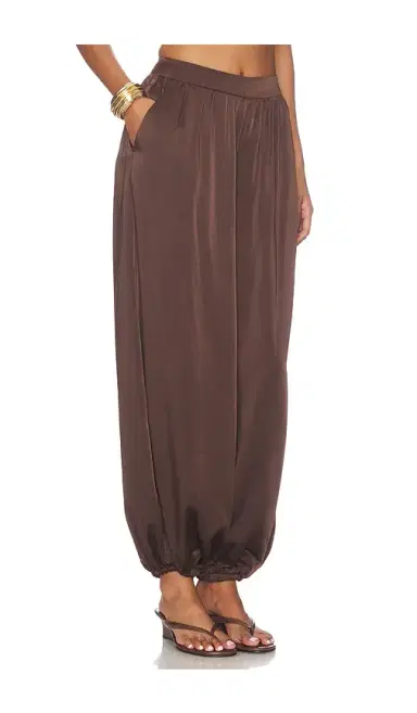 Bardot Nikola Satin Balloon Pant | Thumbnail 2