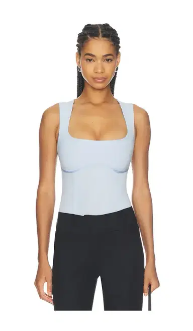 Fleur du Mal Organic Cotton Scoop Neck Bodysuit | Thumbnail 1 Fleur du Mal Organic Cotton Scoop Neck Bodysuit | Thumbnail 1