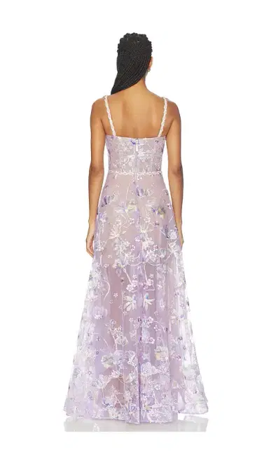 Bronx and Banco Midnight Embroidered Floral Gown | Thumbnail 3 Bronx and Banco Midnight Embroidered Floral Gown | Thumbnail 3