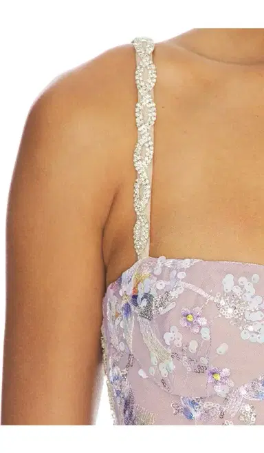 Bronx and Banco Midnight Embroidered Floral Gown | Thumbnail 4 Bronx and Banco Midnight Embroidered Floral Gown | Thumbnail 4